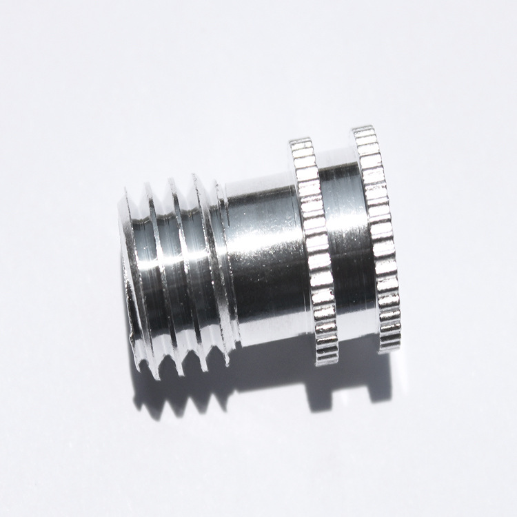 厂家直销滚花螺母 铝螺母 铜铝镶嵌螺母 注塑预埋螺母 多规格制作