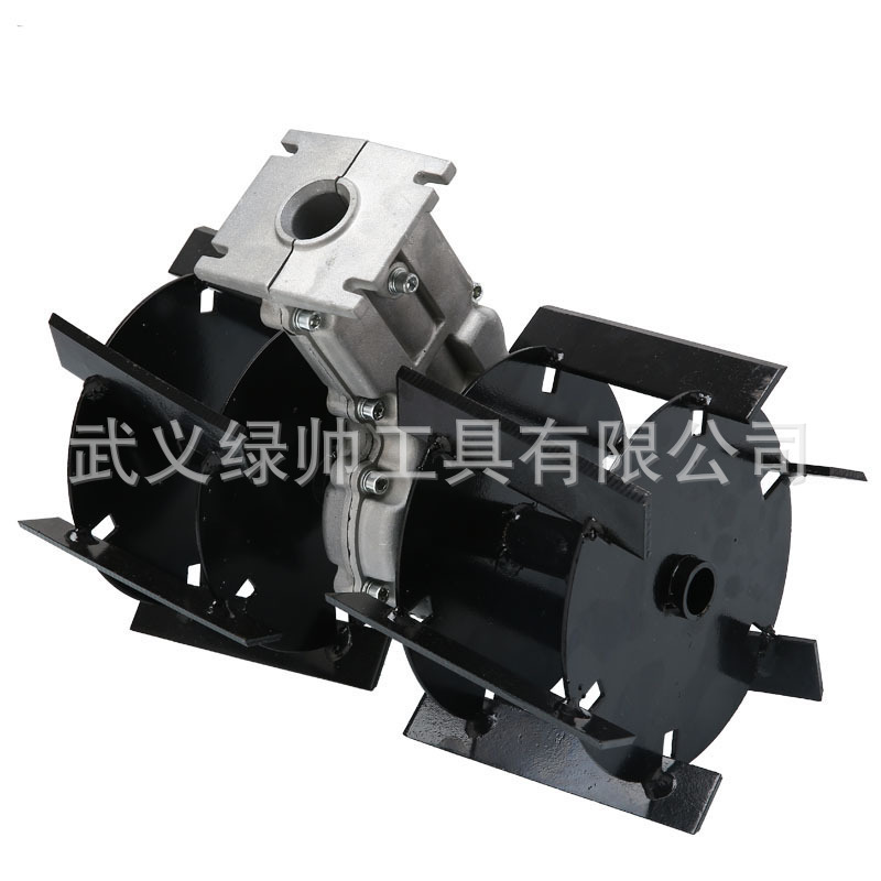 割草机除草轮侧挂式背负式割草机通用配件割灌机改装耕地机开沟