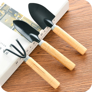 Three-Piece Set of Potted Gardening Tools, Mini Garden Tools, Multi-Functional Shovel, Rake, Shovel, Household Plant Loosening Shovel