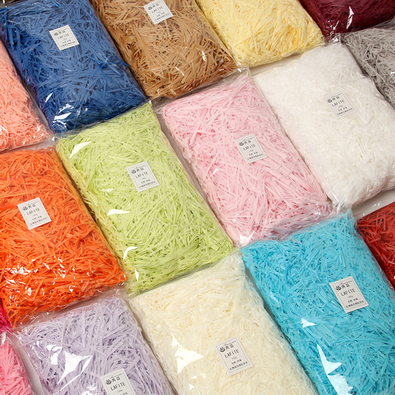 100g of Decorative Crinkled Colorful Shredded Black Paper Fiber Raffia Paper Wholesale Gift Box Filler 100g of Decorative Crinkled Colorful Shredded Black Paper Fiber Raffia Paper Wholesale Gift Box Filler