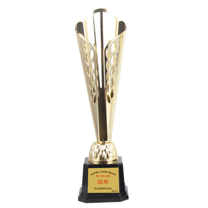 Fábrica de demostración nuevo trofeo hueco universal estudiante Premio DE LA EMPRESA Premio trofeo logotipo personalizado gratis