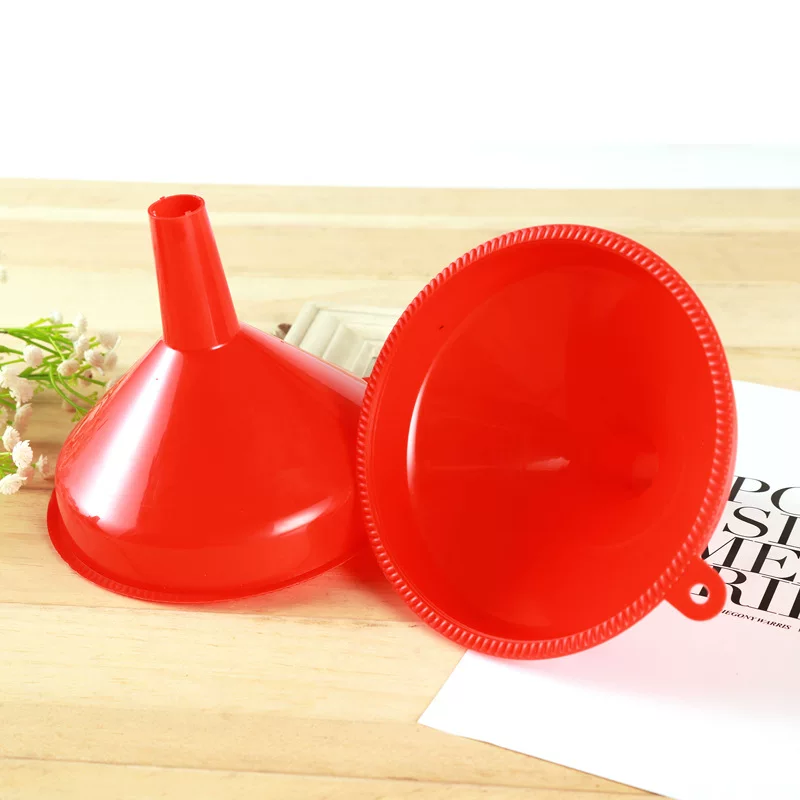 Plastic red funnel, container, direct factory sales