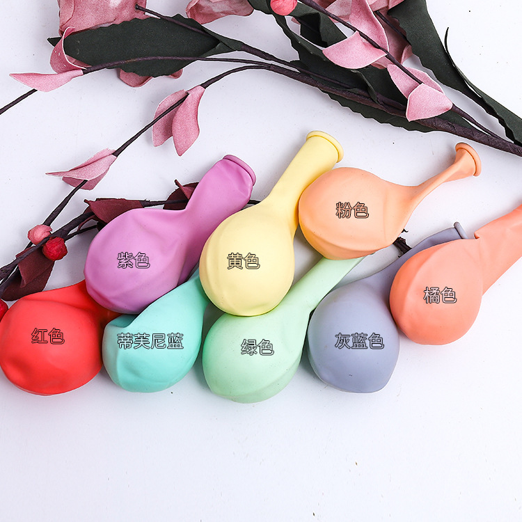 Fábrica al por mayor Propuesta De Cumpleaños caramelo color decorativo globo 10 pulgadas ronda boda creativa romántica macaron globo