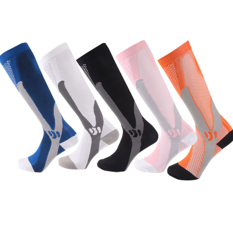 Sports compression socks long tube men and women outdoor running riding compression socks Amazon compression socks
