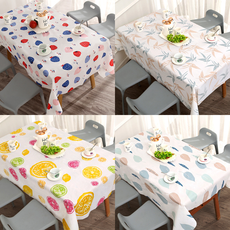 European Waterproof and Oil-Proof Tablecloth, No-Wash Tablecloth, Rectangular Restaurant Tablecloth, Coffee Table Table Mat, Dining Table Mat Wholesale