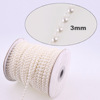 3/4/6/8mm semi -circular dual -line imitation pearl wholesale cotton line connecting rolls