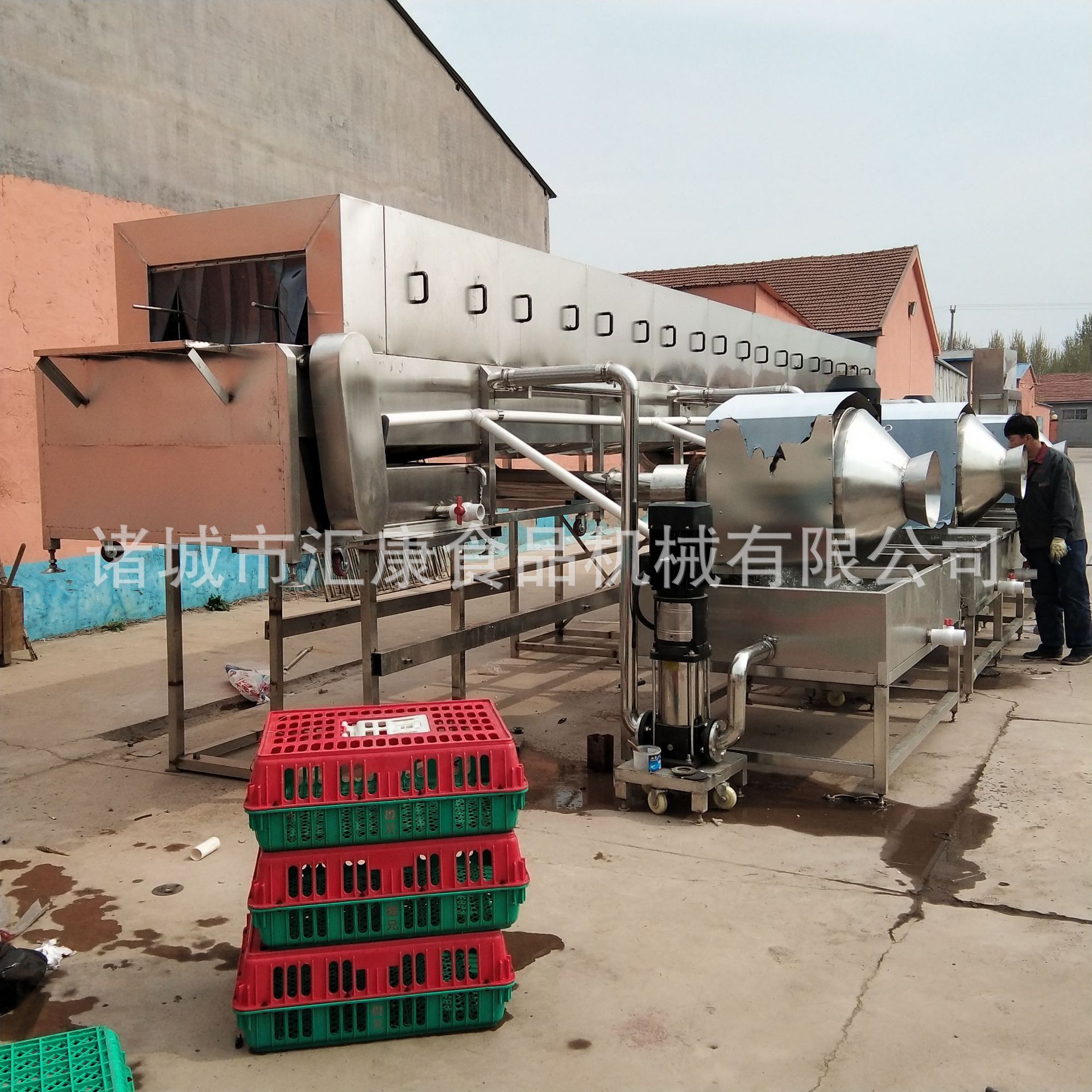 汇康机械周转箱清洗机 机械零件热碱水清洗设备除污率高 价格实惠