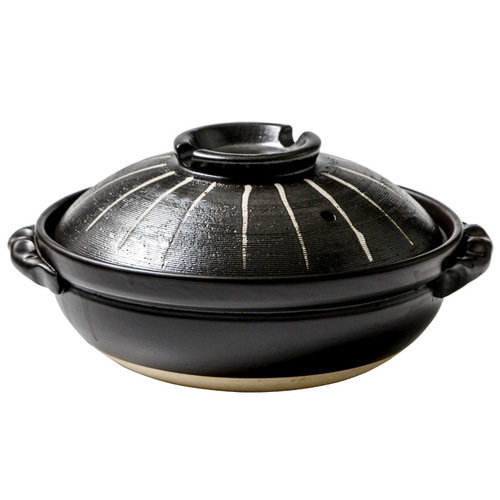 Japanese-style casserole stew pot, high temperature resistant household ceramic stew pot, gas soup soup casserole, earthen casserole, clay pot rice casserole