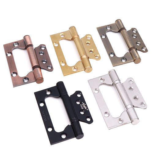 4-inch stainless steel mother-in-law hinge household simple hinge thickened door and window hardware bedroom slot-free hinge door hinge