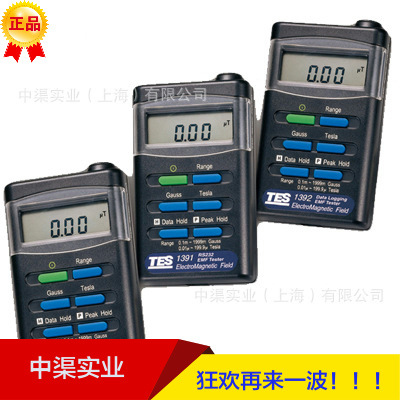 台湾泰仕TES-1392电磁场强度测试 TES-1392高斯计200微泰斯拉