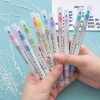 韩酷 Fluorescence fresh digital pen for elementary school students, 822pcs, scheduler, 12 colors