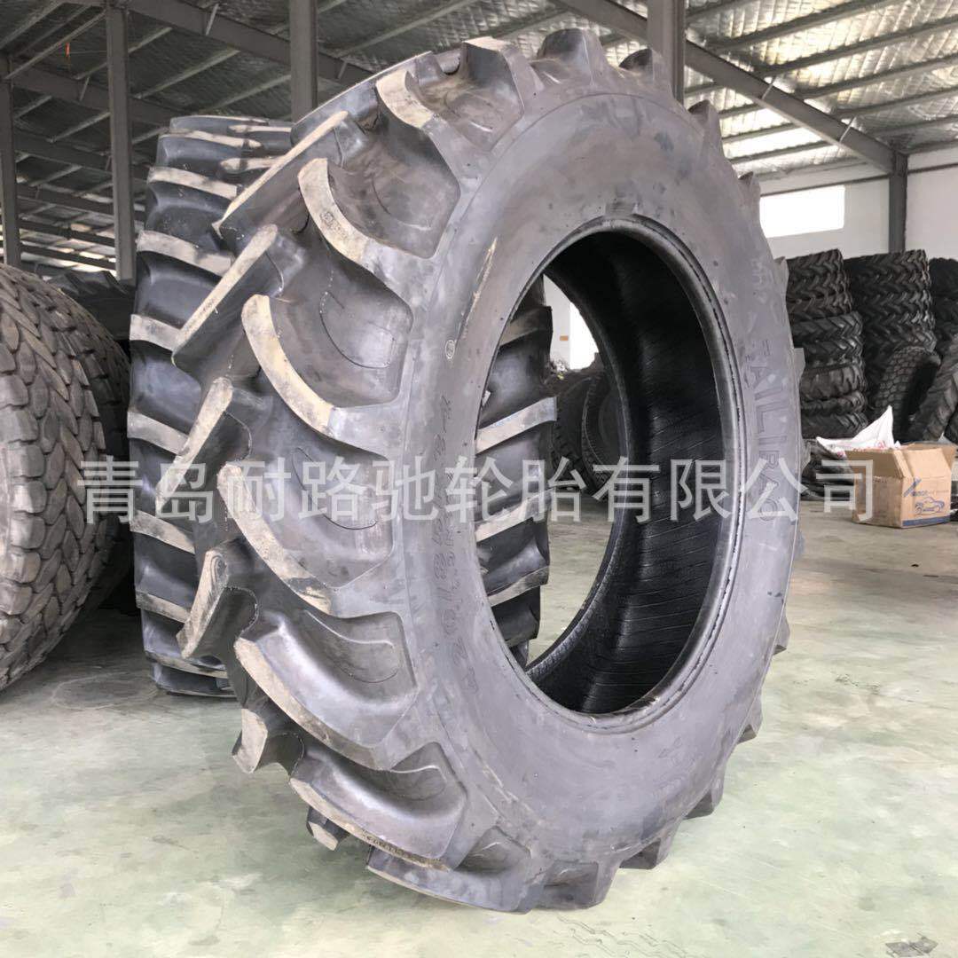 泰力宝大型拖拉机轮胎16.9R28/34 人字钢丝轮胎 420/85R28/34