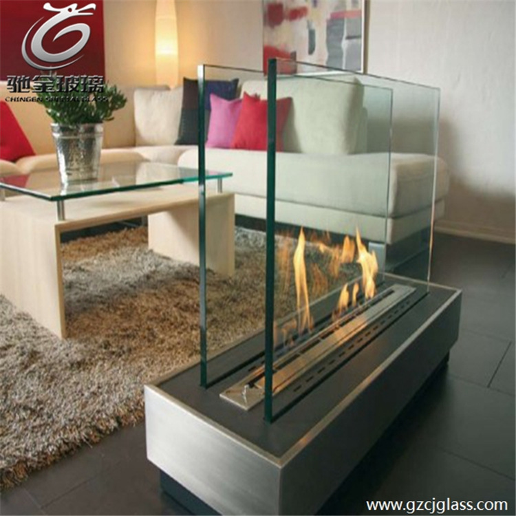 【驰鑫源厂 高温玻璃供应】壁炉玻璃_微黄 高温玻璃 1件起订