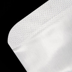 Hualiang Packaging Aluminum Foil Bags Flat Mouth Glossy Packaging Bags Plastic Sealed Bags Pure Aluminum Three-Sided Cover Film Bags Printable