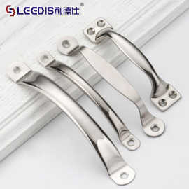 厂家直销 现代简约不锈钢门拉手 经济轻薄明孔抽屉把手 家具五金