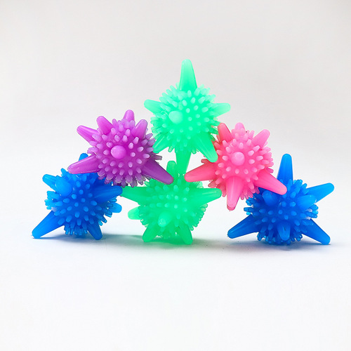 Large factory direct sales magic decontamination laundry ball pvc colorful starfish washing machine solid ball strong anti-winding