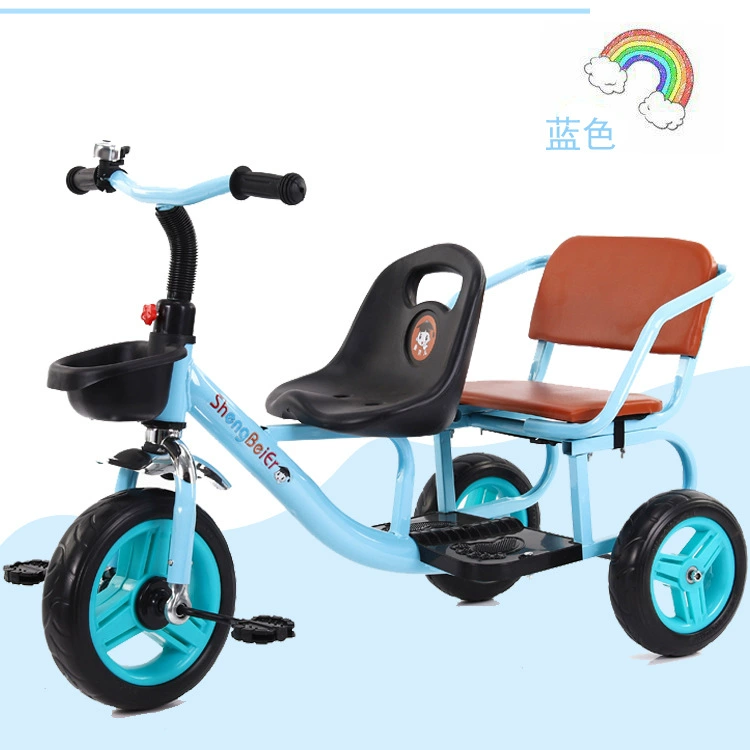 Детский tandem велосипед, трехколёсный велосипед для прогулок