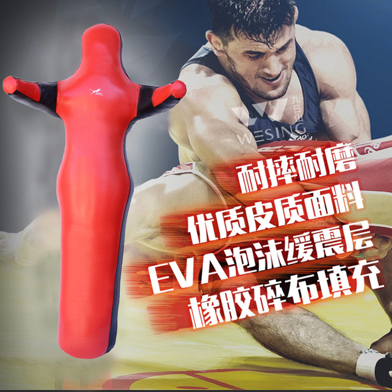 Wrestling dummy judo jujitsu fire fighting training humanoid sandbag MMA mixed combat adult children vent cloth bag