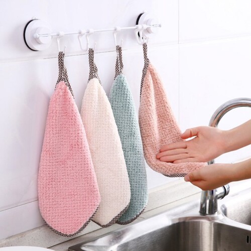 Household cleaning hand towels, dishwashing rags, household kitchen absorbent dish towels, fine fiber floor wiping tablecloths, rags