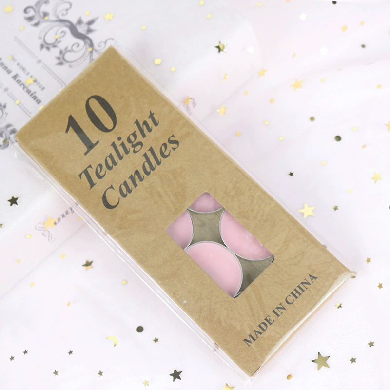 10 коробок романтических свечей в форме розы, упаковка на день рождения, признание любви, свеча в форме сердца для предложений