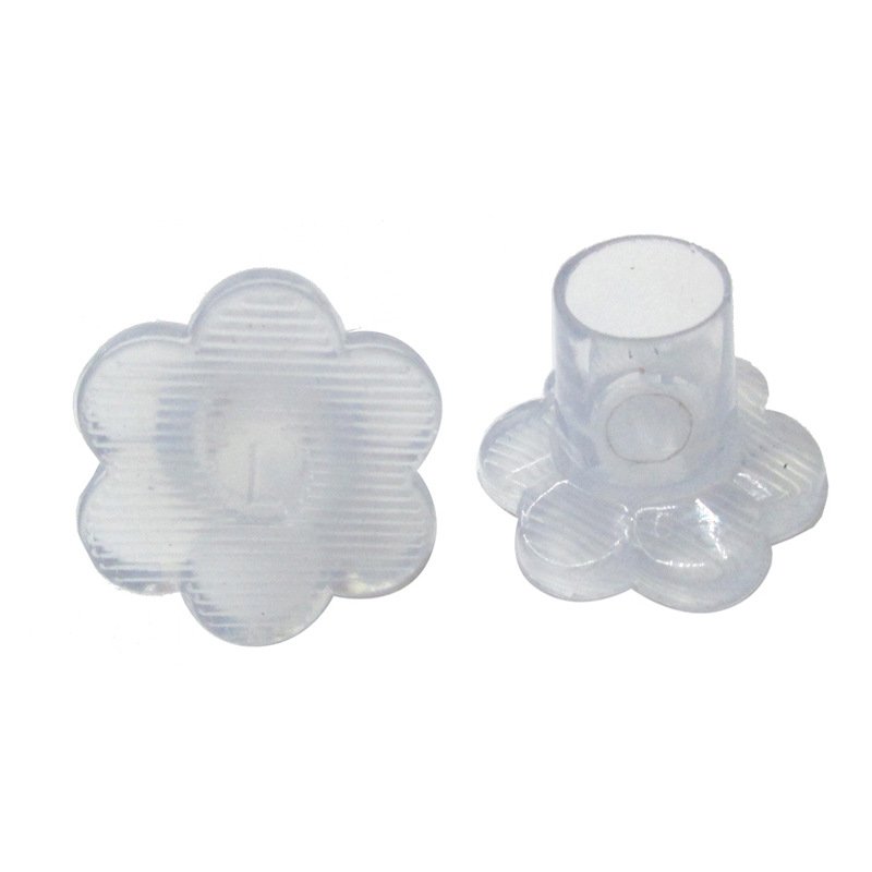 Transparente L jardín 12-13mm diámetro 1 par