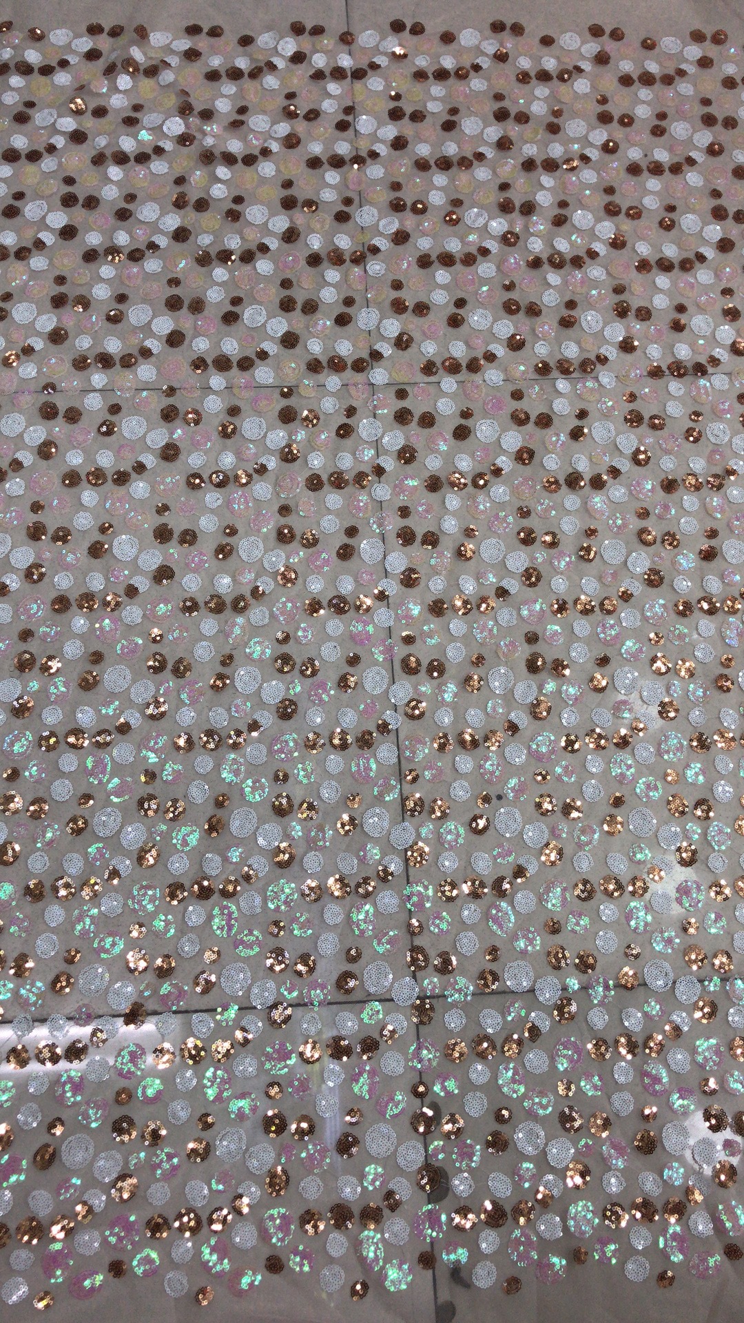 厂家直销爆版现货的网红同款3厘圆圈花珠片亮片满幅