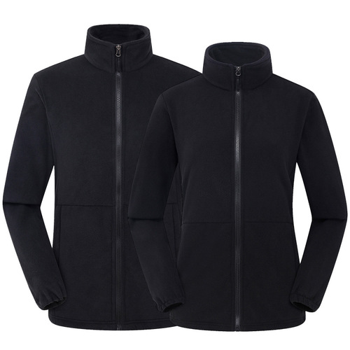 Fleece jacket, outdoor women's fleece thickened warm men's jacket autumn and winter, LOGO can be made, cross-border foreign trade