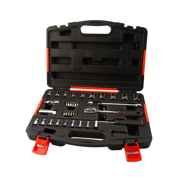 力易得 40件6.3mm*10mm公制套筒组套 机修组套E1215