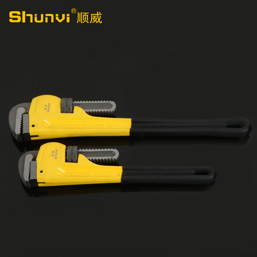 Hardware manufacturer's labor-saving quick pipe wrench, olecranon pipe wrench, water pipe pliers, American heavy-duty plastic pipe wrench