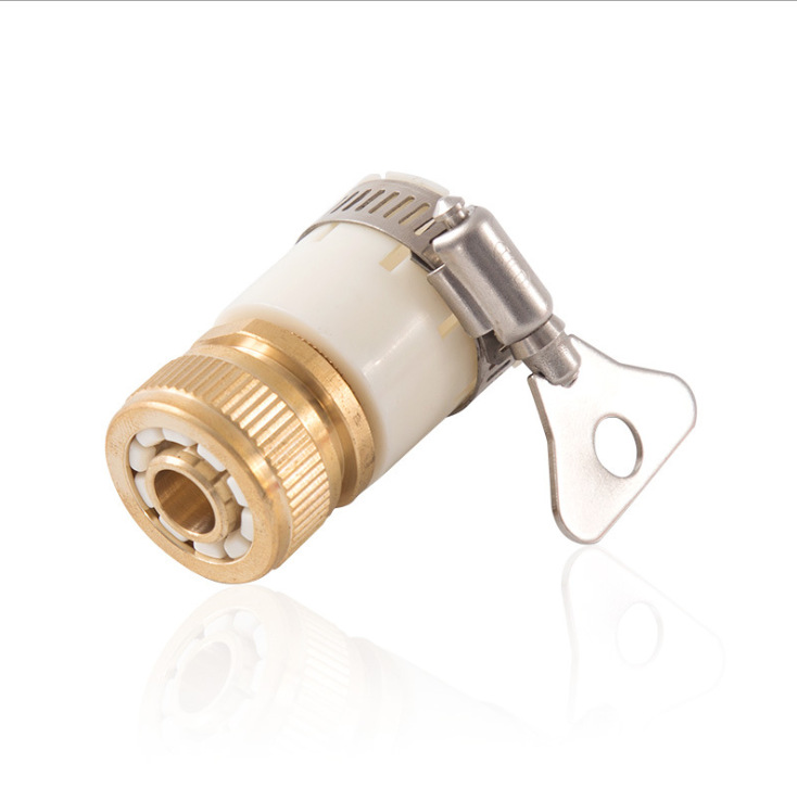 Herramientas de COCHES 2-en-1 Estándar de Cobre lavadora conector de tubería de agua de lavado de coches $ number puntos grifo Conector Universal image 4