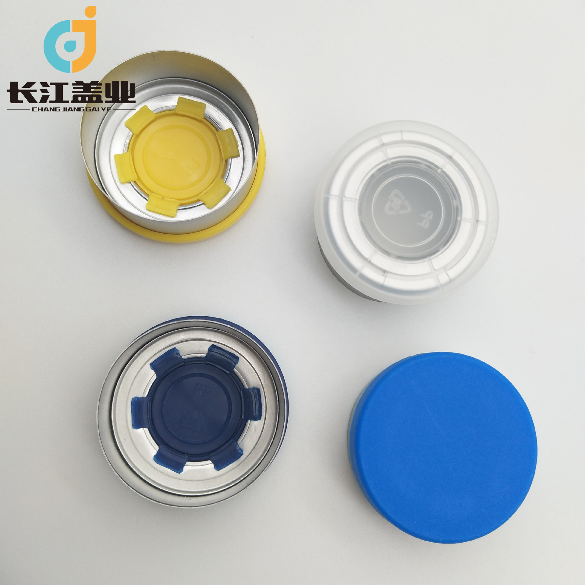 厂家直供32mm铝塑盖三件套多色铝材医用输液瓶盖规格全来电咨询