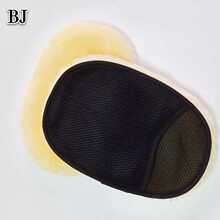 单面熊掌双面擦车手套超细纤维清洁洗车方块手套批发?