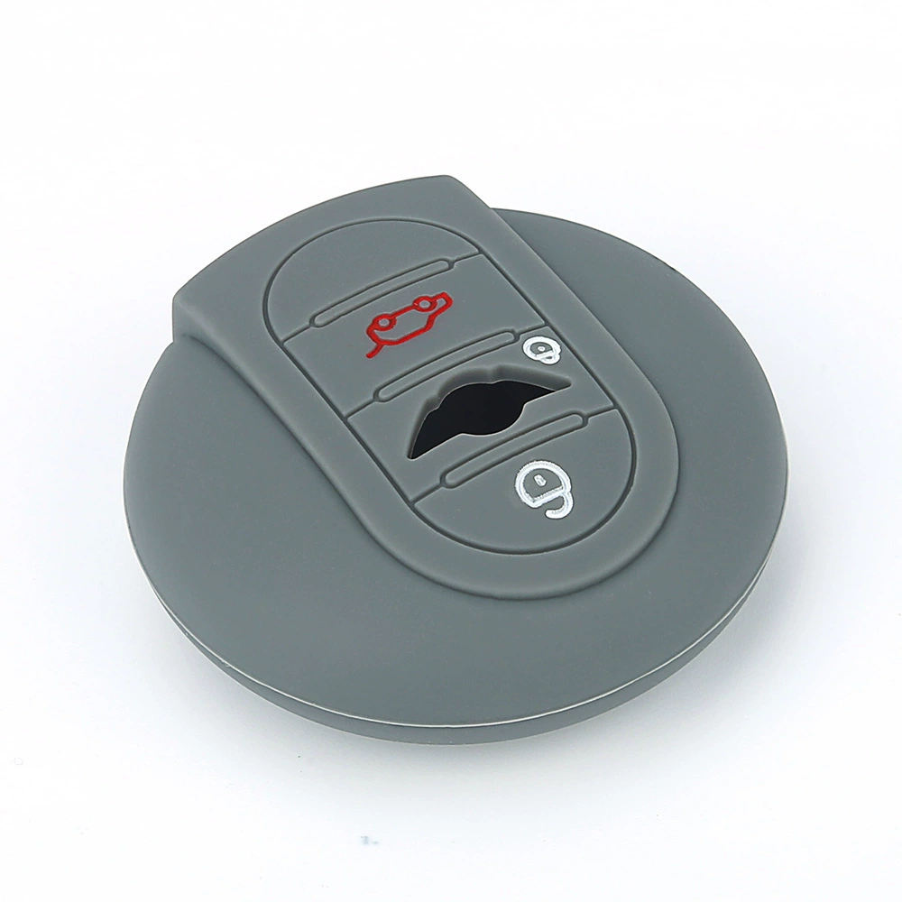 Small smart silicone key bag from soft rubber, remote control, 3 keys
