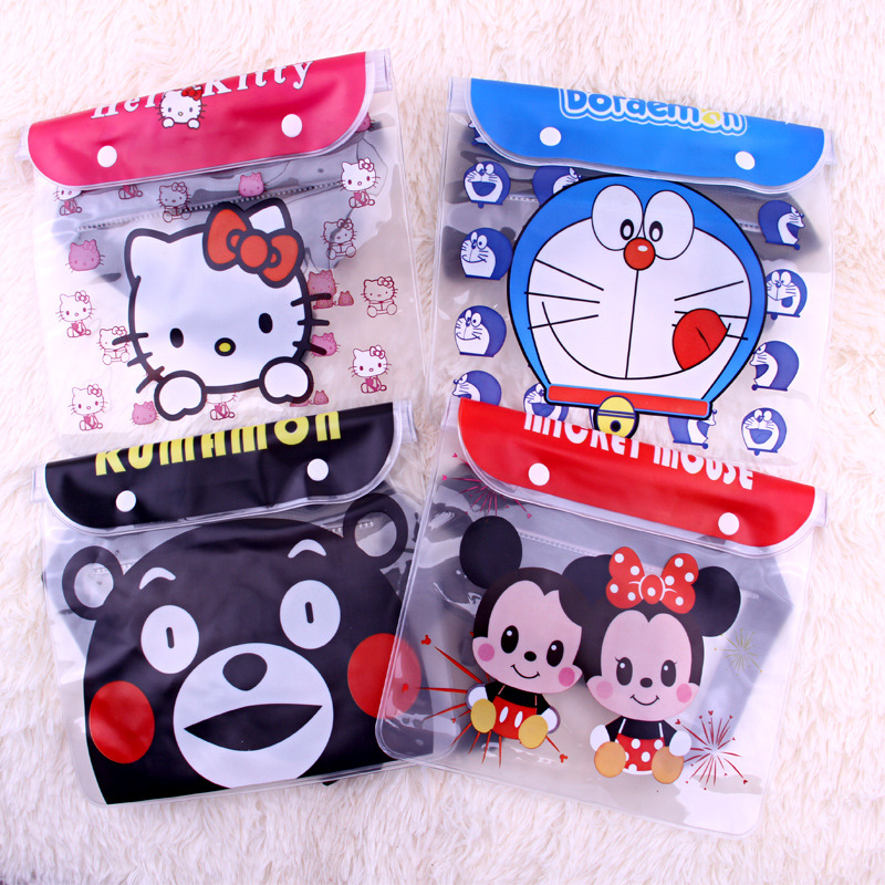 Cartoon Mobile Phone Waterproof Bag Waterproof Waist Bag Swimming Snorkeling Outdoor Waterproof Bag Three-layer Sealed Mouth Sundries Storage Bag