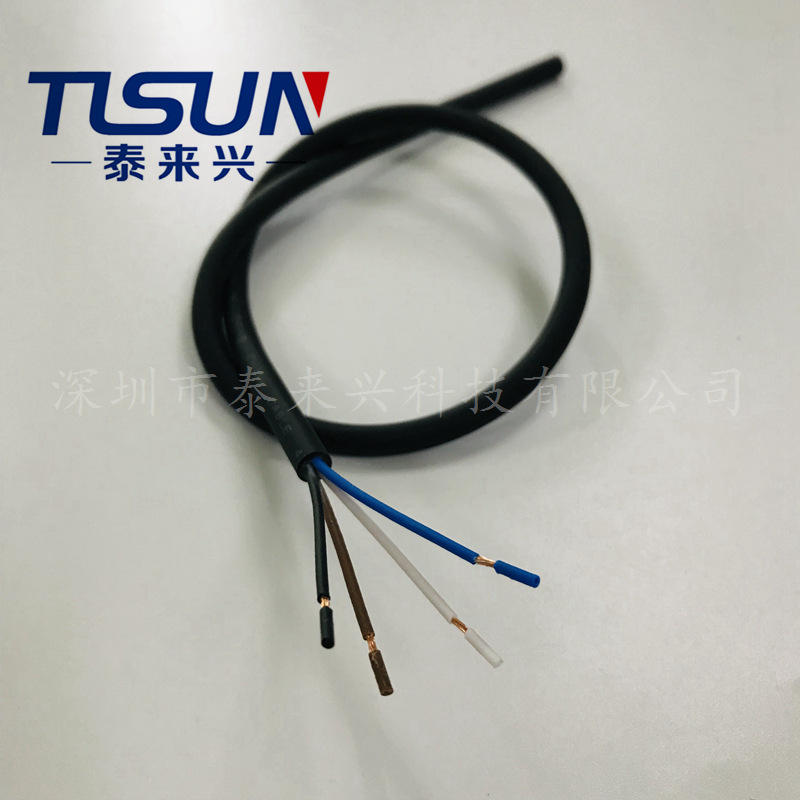 深圳实力厂家 PU护套 高柔性拖链电缆 4*0.34mm2 耐寒耐磨 耐酸碱