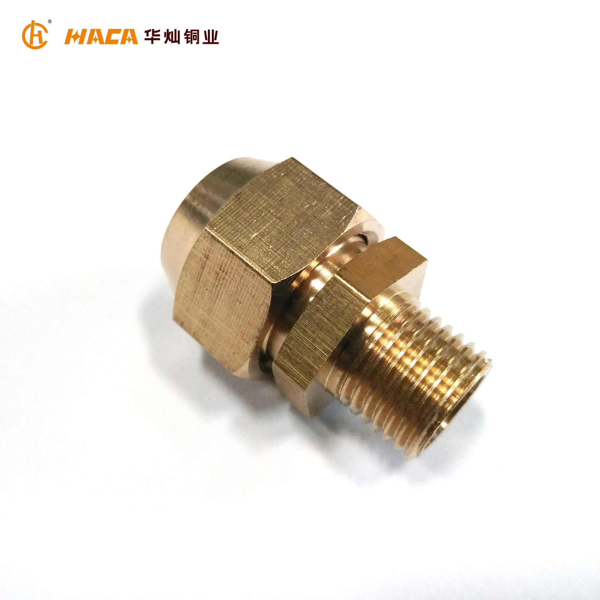 厂家直销淘宝代发外牙扩口直接 黄铜多规格8mm14mm铜管喇叭口接头