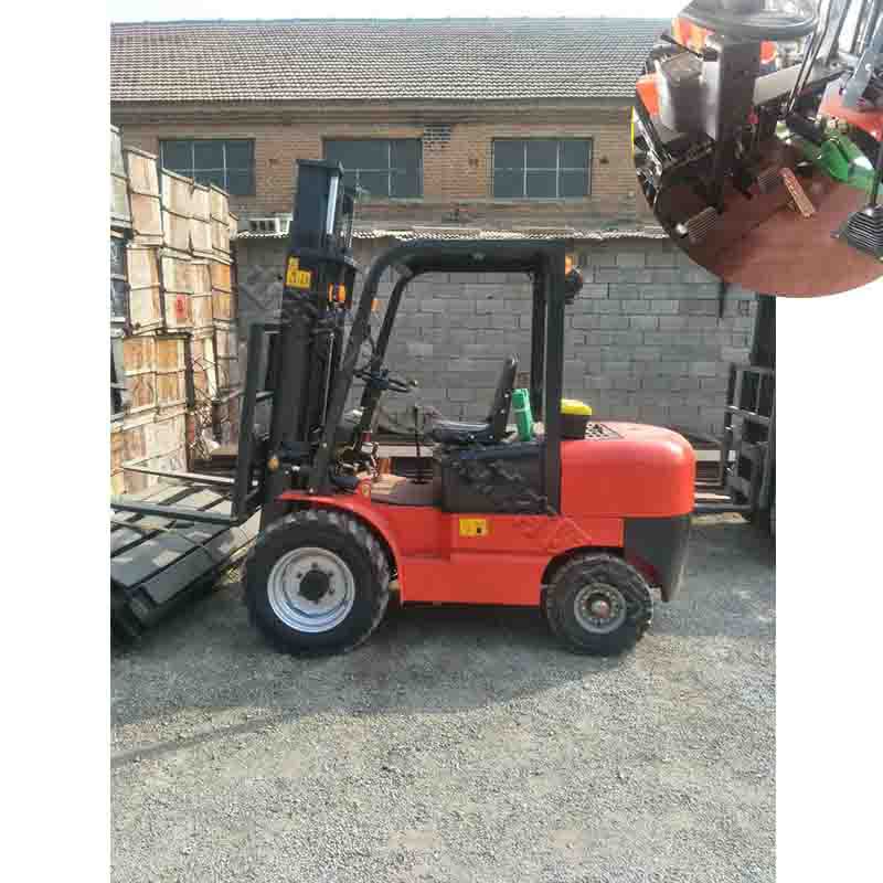 25马力四缸半自动柴油叉车 2吨3米液压搬运车 乘坐式升高堆垛车