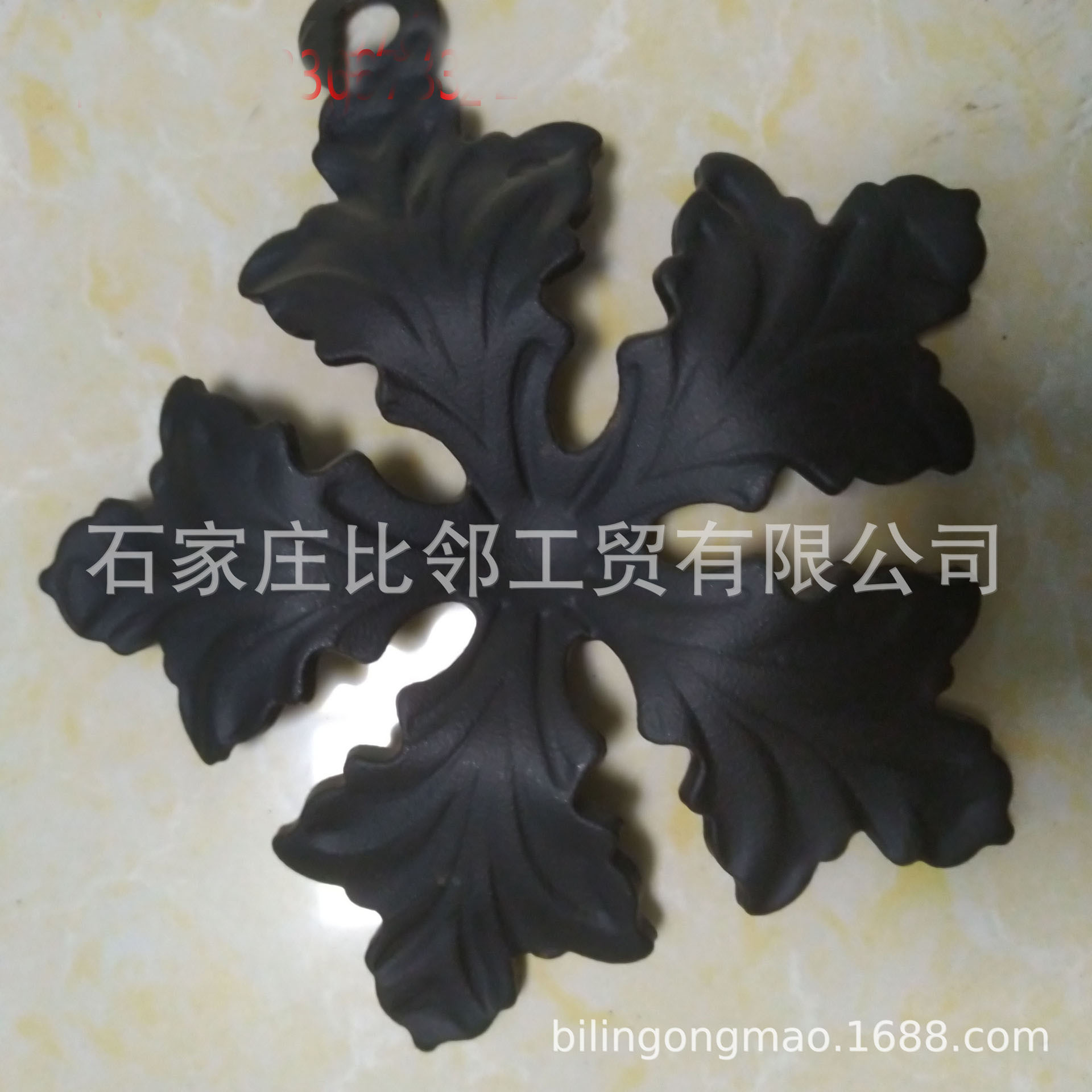 铁艺配件锻造花叶锻打铁艺楼梯花铁艺各种装饰部件组合件