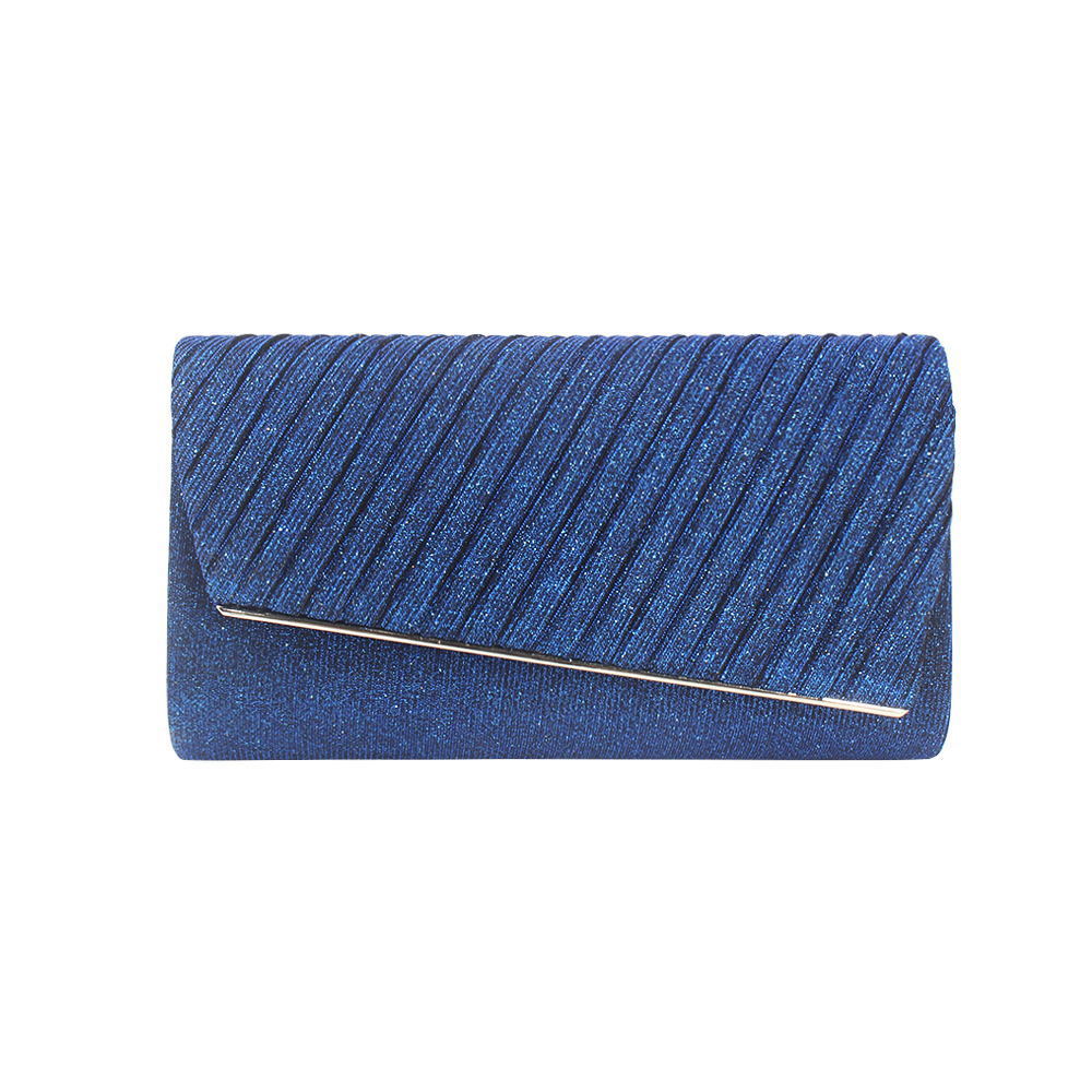 Nuevo suministro directo de fábrica material flash noche bolsa embrague bolsa de una sola pieza entrega