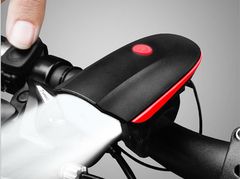 7588 Bicycle Front Light USB Charging Front Light with Horn Mountain Bike Outdoor Horn Bike Light High Brightness Riding