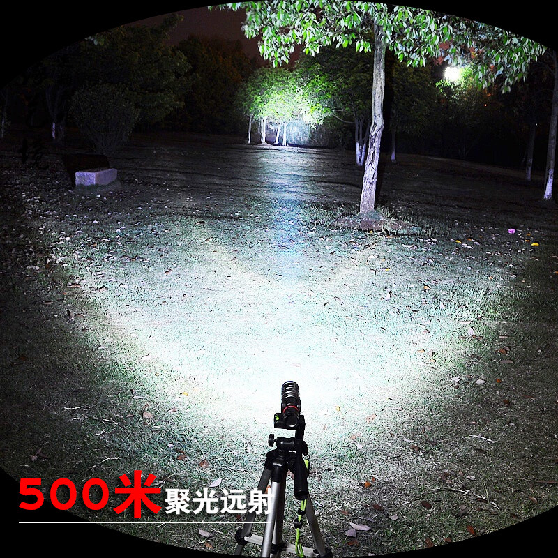 Nuevo USB recargable linterna XHP70 zoom telescópico de alta potencia al aire libre de aleación de aluminio pantalla transfronteriza