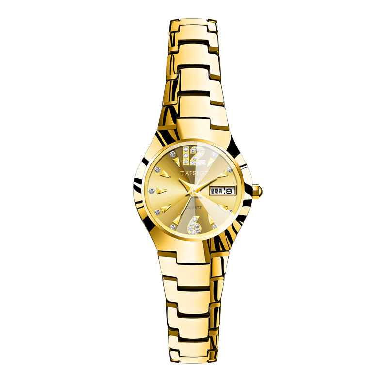 12-6 Double Calendar Gold Plate