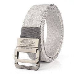 2019 New Model Double Ring Nylon Belt, Versatile with Jeans Casual Belt, Unisex Belt