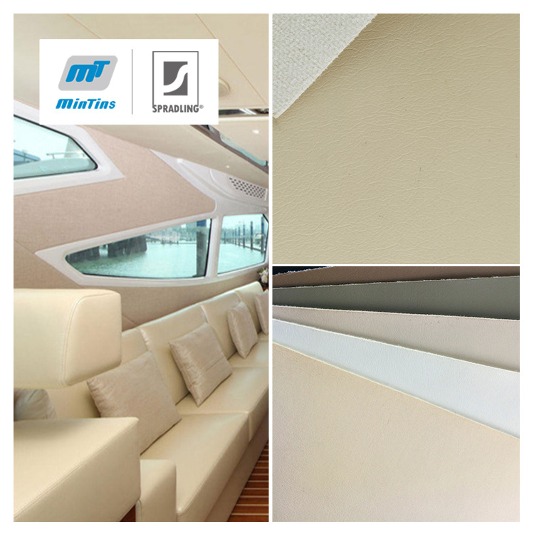 铭田邮轮游船家具面料 IMO阻燃亲肤易清洁好打理 客滚船软包皮革