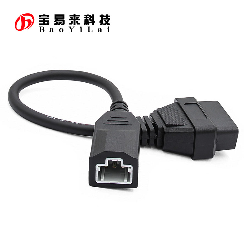 3pin for Honda 3P TO 16pin Female OBD 汽车转换线 本田 小车线