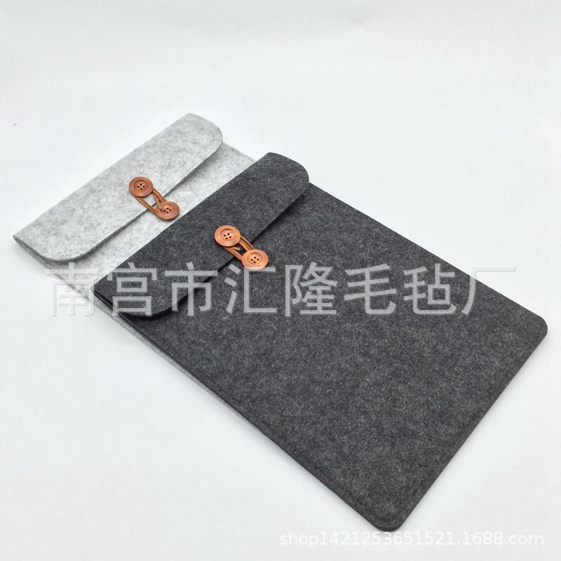 New felt computer bag iPad protective cover fashion tablet computer bag wholesale custom felt bag