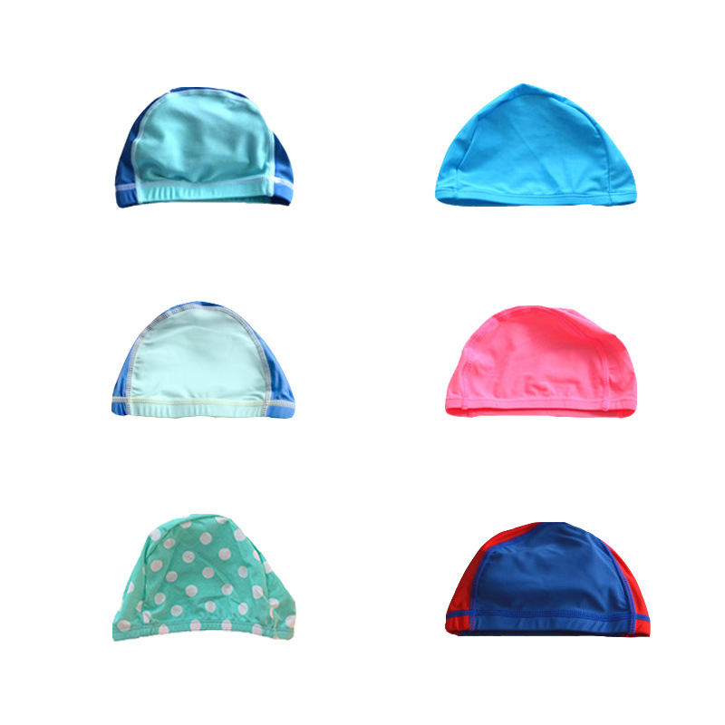 Children's solid color swimwear for boys and girls