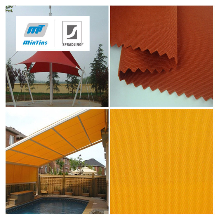 户外遮阳篷布料 高耐水压 日晒色牢度高 抗紫外线 户外遮阳布