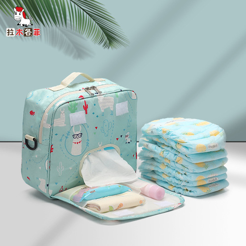 Diaper Bag New Baby Outing Diaper Storage Bag Portable Diaper Bag Large Diaper Bag Shoulder Mommy Bag