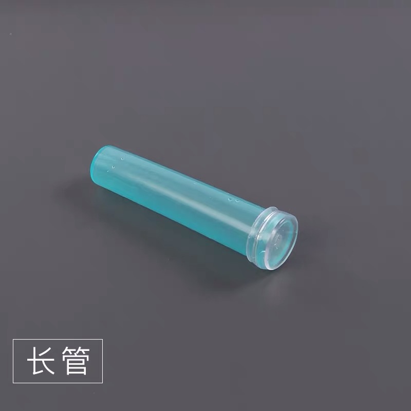 Tubo largo azul (alrededor de 90)